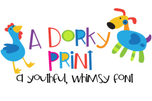 A Dorky Print Font Review for Whimsical Branding Projects