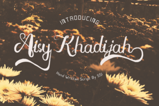 Aisy Khadijah Font Adds Cursed Elegance to Digital Projects