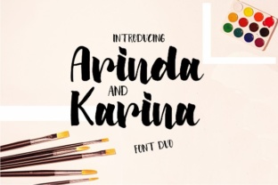 Arinda Karina Duo: A Handwritten Font for Authentic Branding