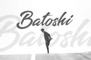 Batoshi Font: A Modern Hand-Lettered Typeface for Crafters