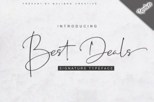 Best Deals Font: Elevate Your Brand with an Elegant Script Typeface