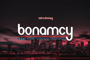 Bonamcy Font for Creative Craft Projects