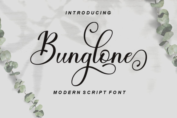 Bunglone Font for Modern Web Design Projects
