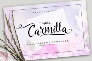 Carmilla: A Modern Calligraphy Font for Editorial Design