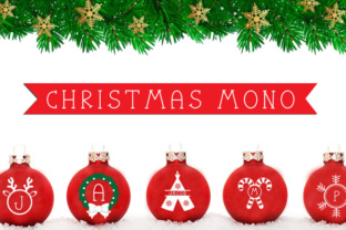 Christmas Mono Font: A Festive Serif Typeface for Creative Designers