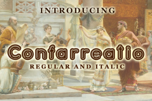 Confarreatio Font for a Playful and Elegant Editorial Look