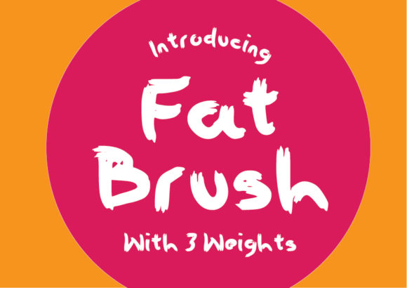 Fat Brush Font for Handmade Makers and Creative Shops