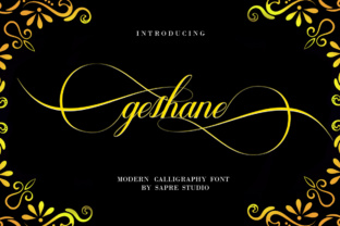 Geshane Font: Elevating Handmade and Print Design with Elegance