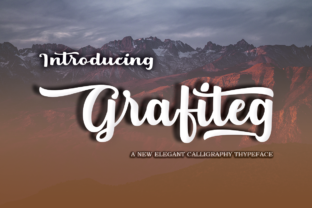 Grafiteg Script: A Bold and Elegant Font for Creative Designers