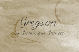 Gregson Font: A Handwritten Typeface for Editorial Design
