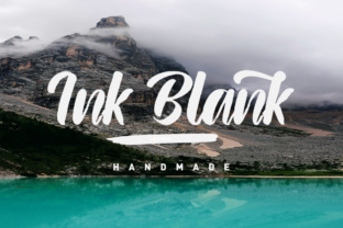 Ink Blank Font for Branding Projects and Creative Designs