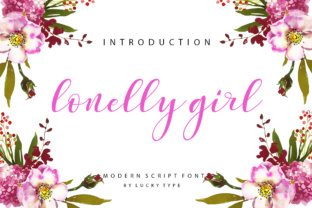 Lonelly Girl Font Review: A Feminine Script for Creative Branding