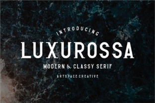 Luxurossa: A Classy Typeface for Modern Luxury Campaigns
