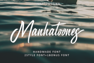 Manhatoone Script: A Versatile Handwritten Font for Modern Designers