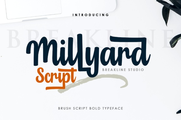 Millyard Script: A Bold Handwritten Typeface for Modern Web Design