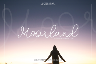 Moorland Font: A Script Handwritten Typeface for Makers and Designers