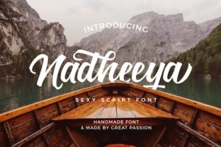Nadheeya Script: A Beautiful Handwritten Font for Creative Makers