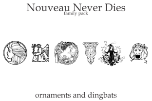 Nouveau Never Dies Family: A Timeless Font for Creative Makers