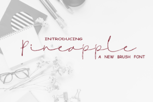 Pineapple Font: A Modern Handwritten Calligraphy Style