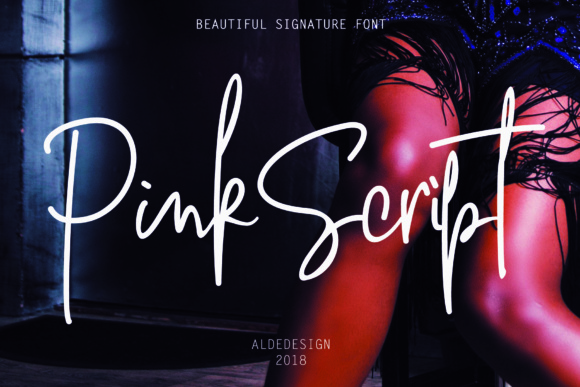 Pink Script Font Adds Quirky Charm to Campaigns
