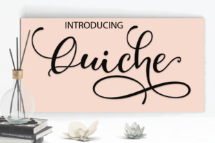 Quiche Font: A Script Typeface That Elevates Your Brand
