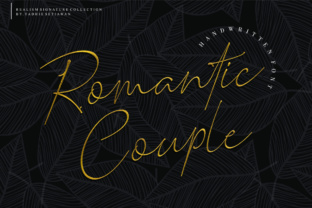 Romantic Couple Font: A Signature Typeface for Editorial Elegance