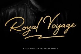 Royal Voyage Font: A Handwritten Script for Editorial Elegance
