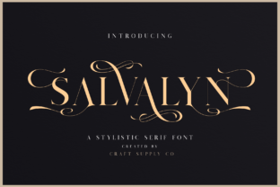 Salvalyn: A Serif Font for Elegant Design