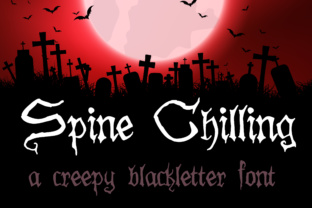 Spine Chilling Font for Bold Branding and Spooky Typography