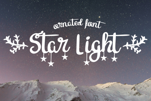 Star Light Font: Add a Sparkle to Your Craft Projects